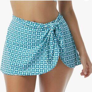 Contours by Coco Reef - Women's Halo Sarong Skirt Bikini Bottom Size Medium